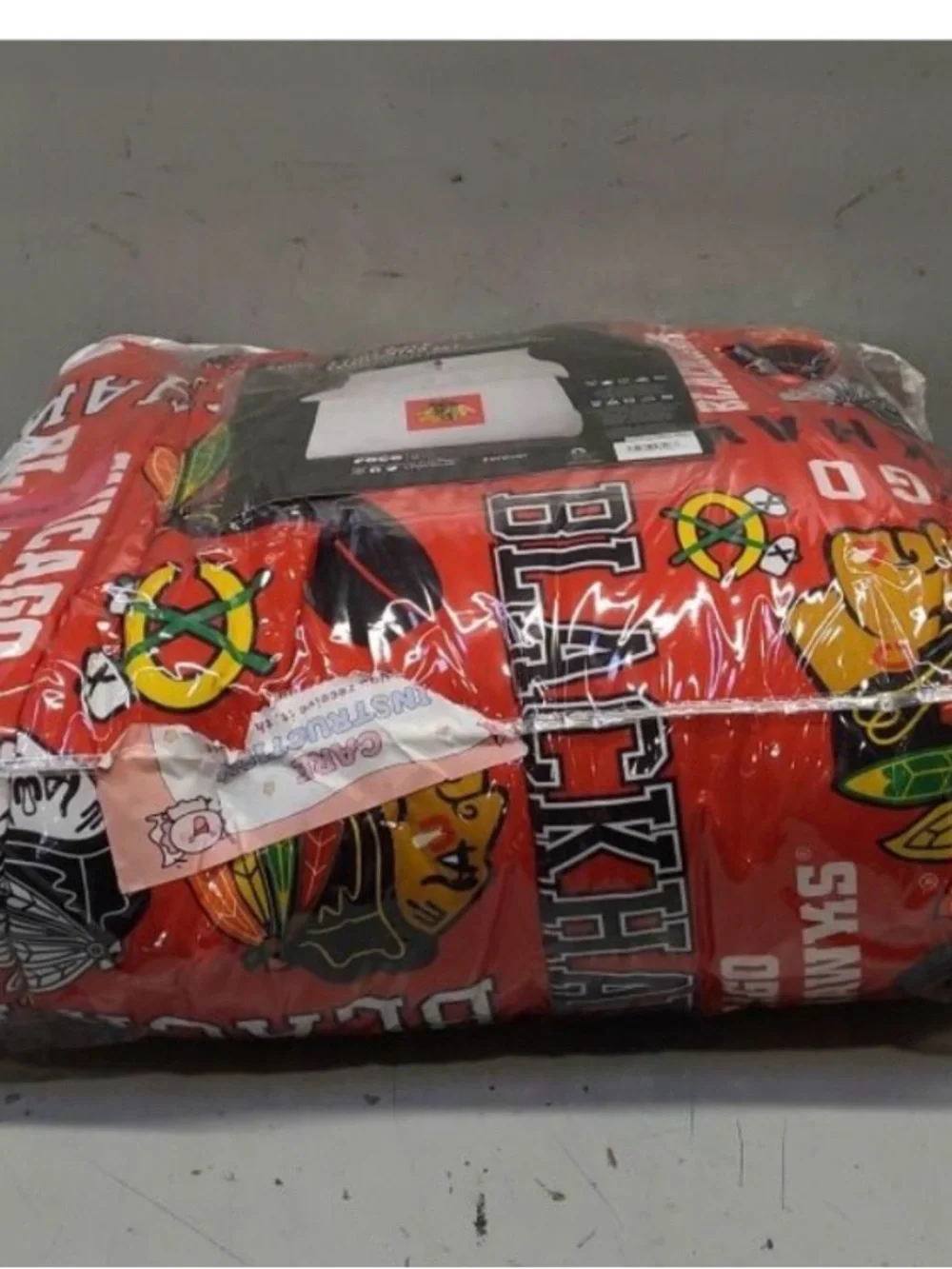 Black Red Chicago Sports Comforter Set